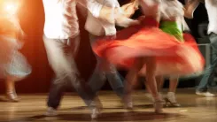 En la foto: Baile de salsa